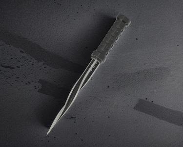 Tri Blade Twisted Dagger