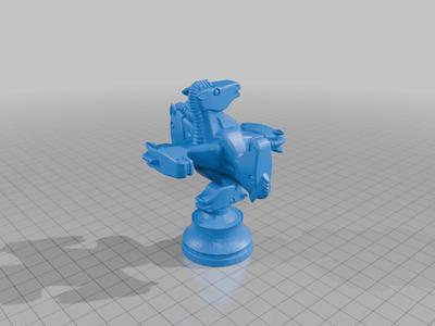 Knightohedron - joke chess piece