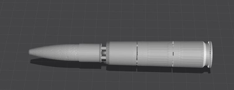 flexible .50 cal bullet