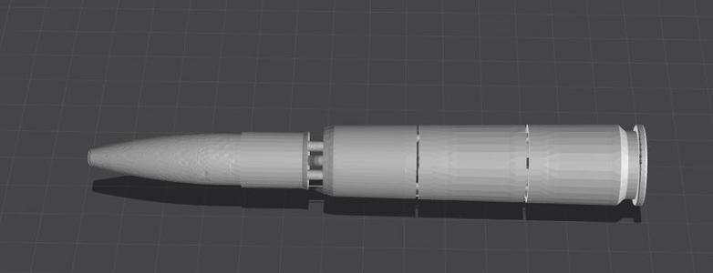 flexible .50 cal bullet