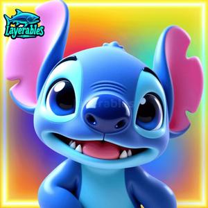 Baby Stitch 3D Printer Model - STL File - Cute Collectible Figure - 3D Print Fan Art - Desk Decor - Toy STL