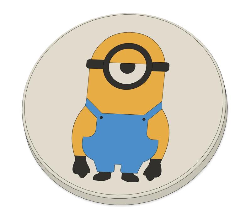 Minion Coin (fusion360)
