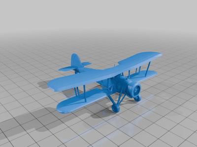 Fairey Swordfish Carrier based torpedo Plane - 1/144