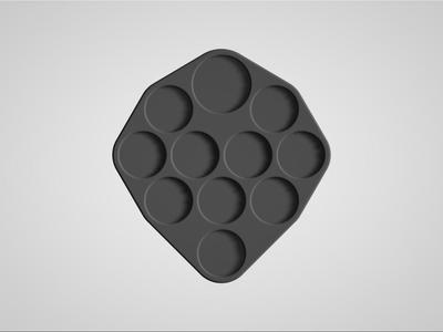 WH 40K Movement Tray 10x32mm + 1x40mm V2.0