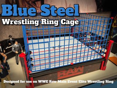 Blue Steel Cage - Mattel Authentic Scale Ring