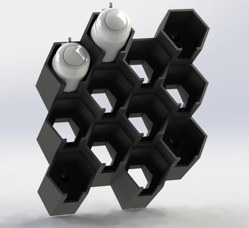 Honeycomb 12 Citadel wall mount