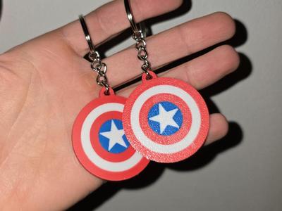 Captain America keychain