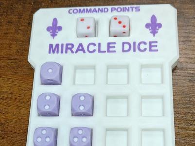 Miracle Dice Tray for Warhammer 40K 6 x 4 