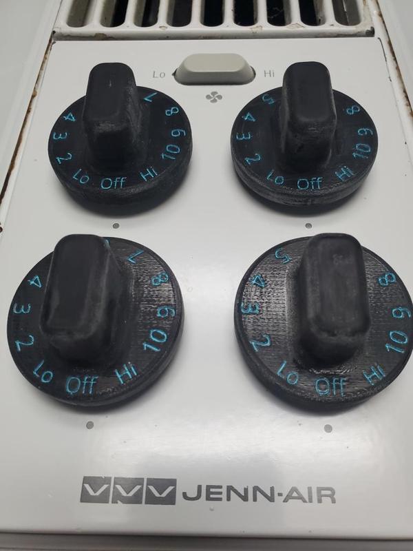 Jennair Cooktop Knob