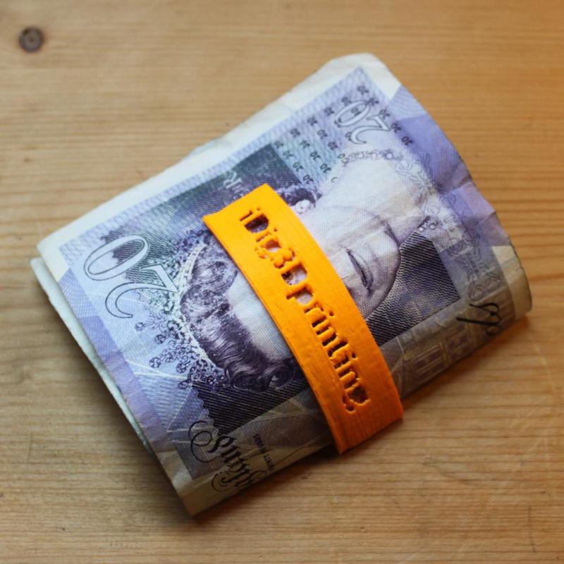 iDig 3D printing Money Clip