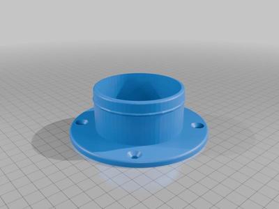 Wall mount system for @Thorgal's Cyclone Dust Collector