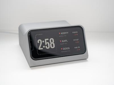 iPhone 13 Pro and 14 Standby Mode Dock With Case (designed by Scott Yu-Jan & OVERWERK)