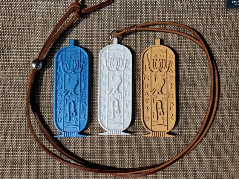 Ancient Egyptian Cartouche – Hieroglyphic Pendant