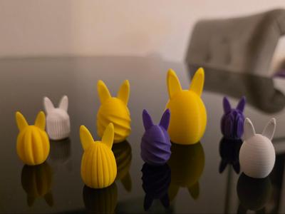 Lovely Easter Bunny Egg 3,4,5 cm