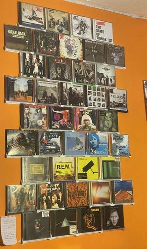 CD display wall holder