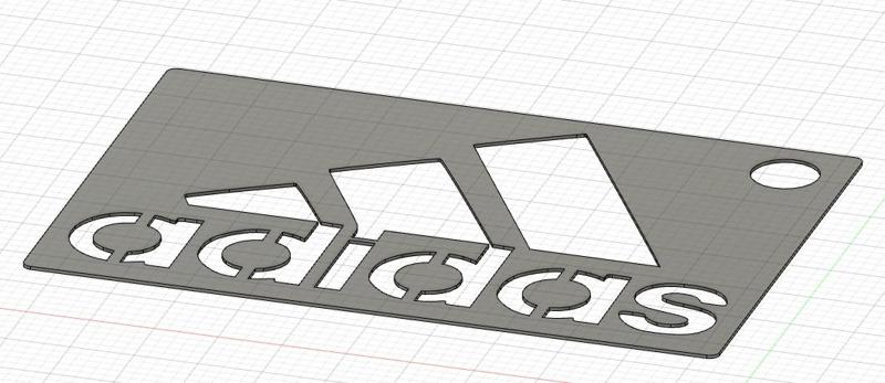 Adidas keychain