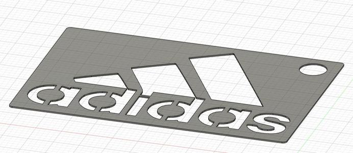 Adidas keychain