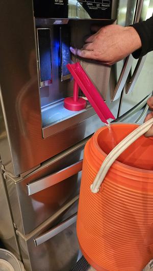 fridge water slide for filling larger containers