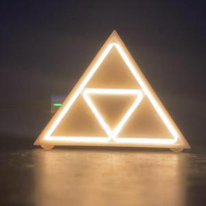 Pulsing Triforce LED Noodle Light (Remix)