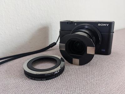 Magnetic 52 mm magsafe camera lens filter clip