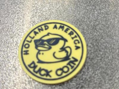 HOLLAND AMERICA DUCK COIN FOR HIDING 