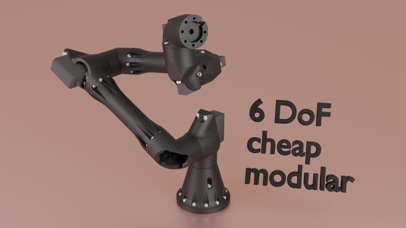 6DoF robot arm | modular | cheap | educational