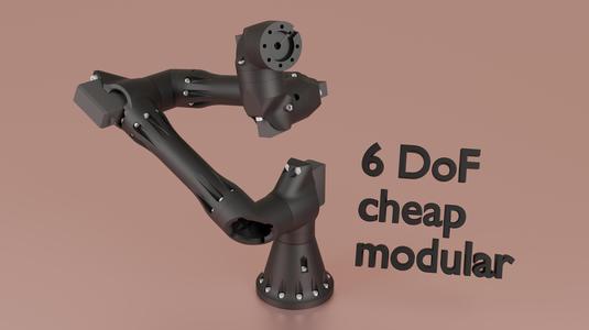 6DoF robot arm | modular | cheap | educational