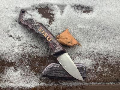 Handle and Sheath for Sisu Frostclaw 70 Knife Blade