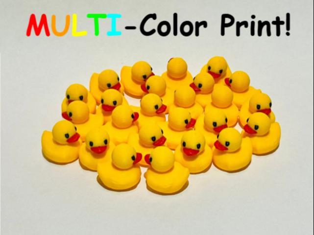 Mini ducks (Multi-Color AND Single-Color print)