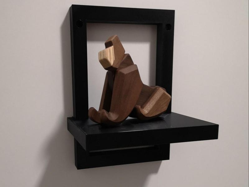Design Wall shelf (Not the monkey) 180x240x130mm