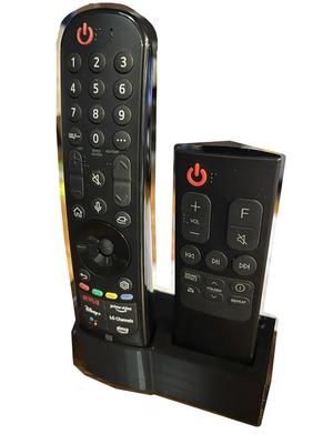 Tabletop LG Magic Remote and Soundbar Remote Caddy