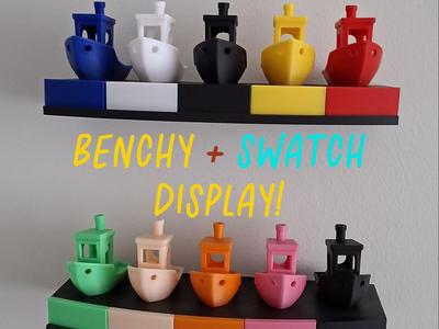 Benchy + Swatch Wall Display! & Skadis Version!