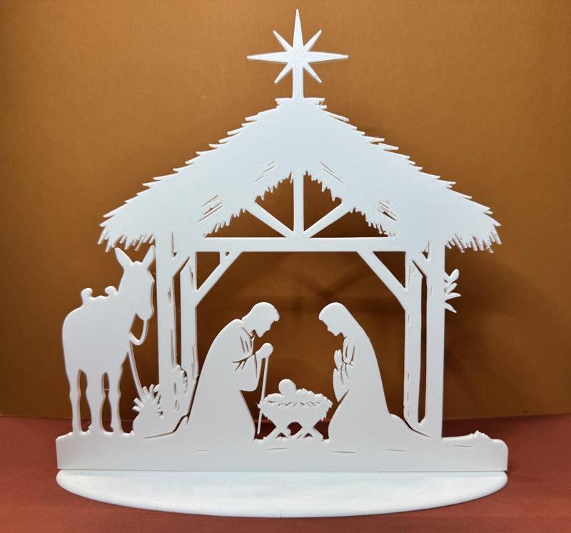 Christmas nativity scene/Weihnachtskrippe