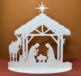 Christmas nativity scene/Weihnachtskrippe