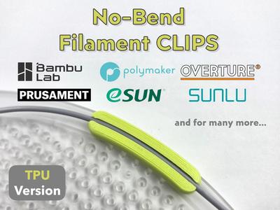 No-Bend Filament Clips – TPU Version (5 Brands)