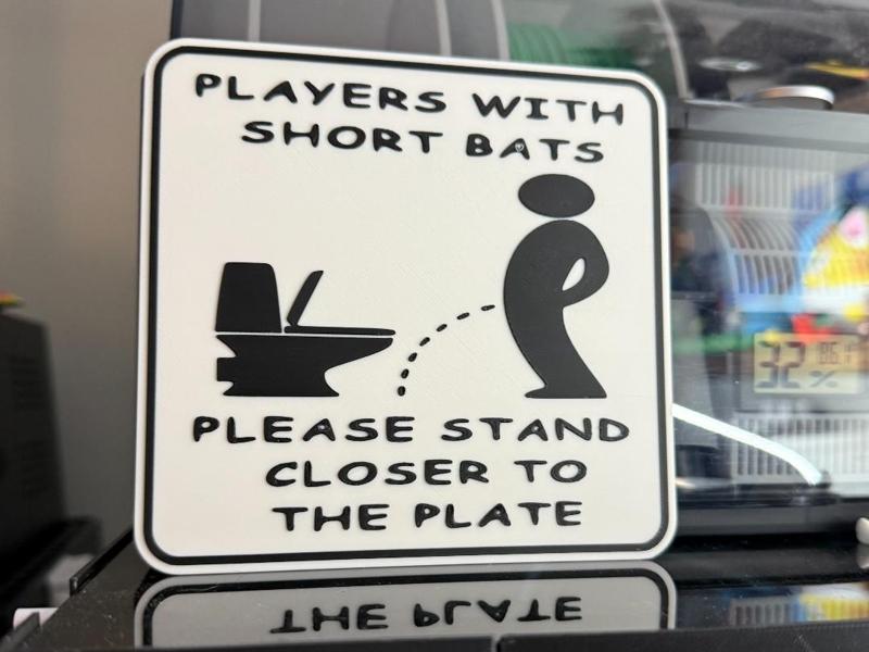 PLAYERS WITH SHORT BATS. PLEASE STAND CLOSER TO 