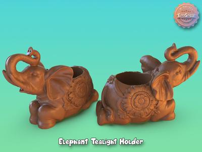 Elephant tealight/Incense cone Holder