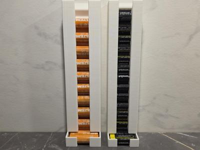 Wallmounted / Skadis Battery dispenser for AA/AAA