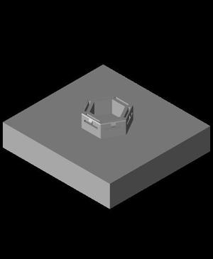 Blink Hex Grid Mount.stl