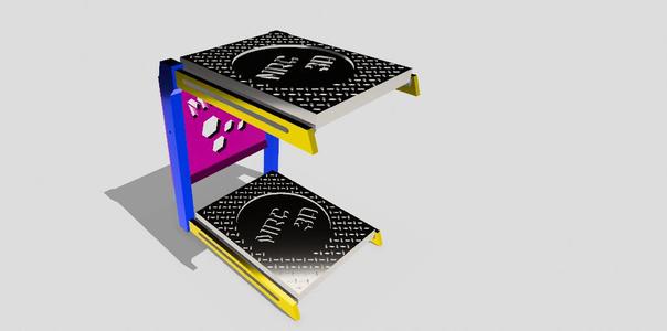 RC CAR 1:10 STACK STAND CHASSIS