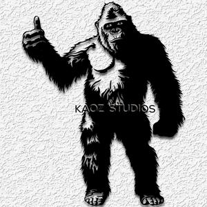 Funny BigFoot wall art sasquatch wall decor yeti decoration