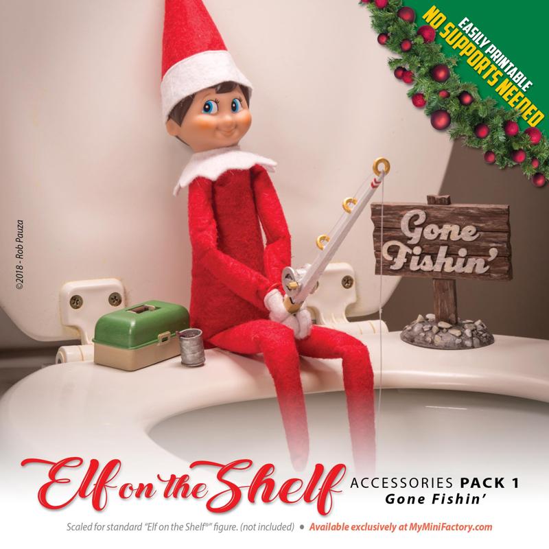 Elf on the Shelf - Accessories Pack 1 - Gone Fishin'