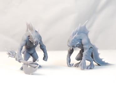 Fishmen - DnD Characters - 3 Poses