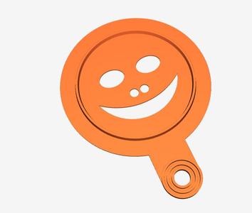 COFFE CUP TEMPLATE EYES  (Stencil)