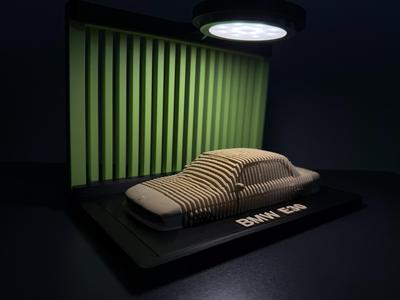 BMW M3 E30 - Layered Car model! 