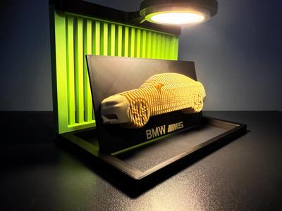BMW M5 (F10) : Vertically Layered Car Art