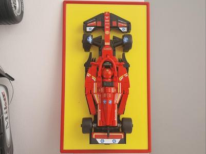 Ferrari F1 Speed Champion Brick Wall Mount