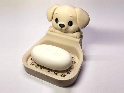 Adorable Puppy Soap Dish