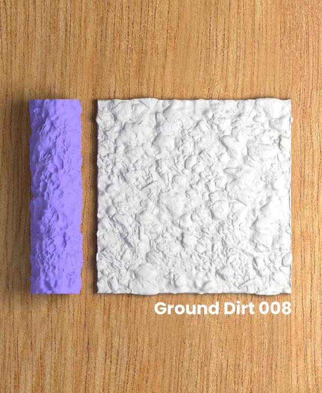 Collection Lemon | Ground Dirt 008 | Polymer Clay Seamless Texture Roller