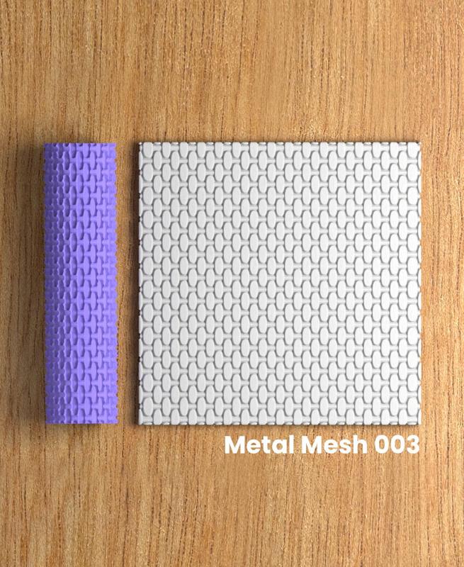 Collection Soda | Metal Mesh 003 | Polymer Clay Seamless Texture Roller